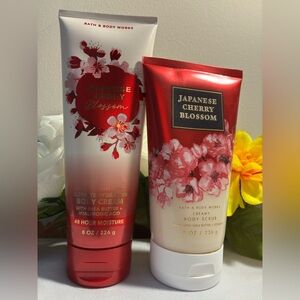 Bath & Body Works Japanese Cherry Blossom Moisturizing Duo